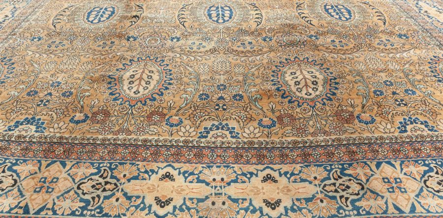 Authentic Persian Kirman Handmade Wool Carpet BB2675