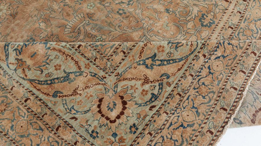 One-of-a-kind Antique Persian Kirman Animal, Botanic Carpet BB2724