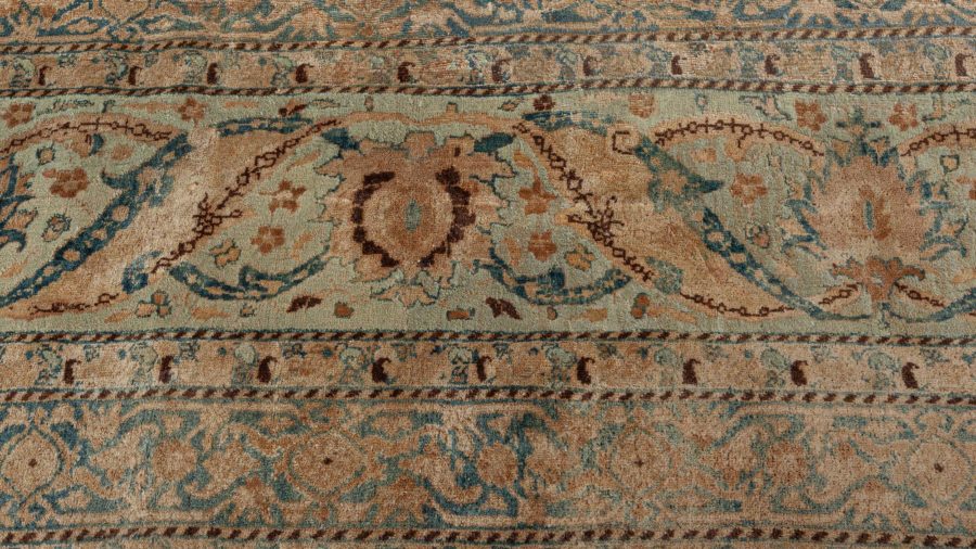 One-of-a-kind Antique Persian Kirman Animal, Botanic Carpet BB2724