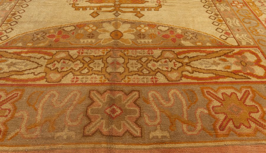 Vintage Art Nouveau Handmade Wool Rug BB2785