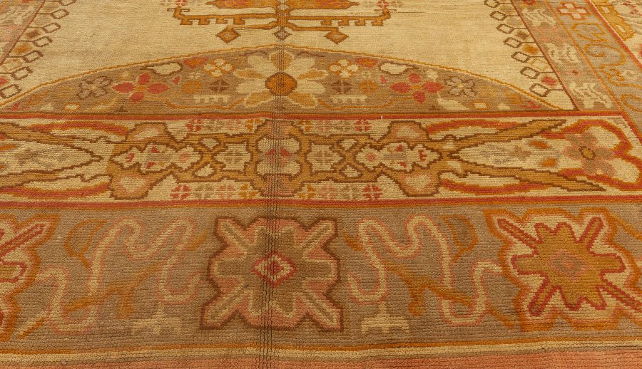 Vintage Viennese Art Nouveau Handmade Wool Rug BB2785