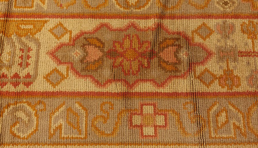 Vintage Art Nouveau Handmade Wool Rug BB2785