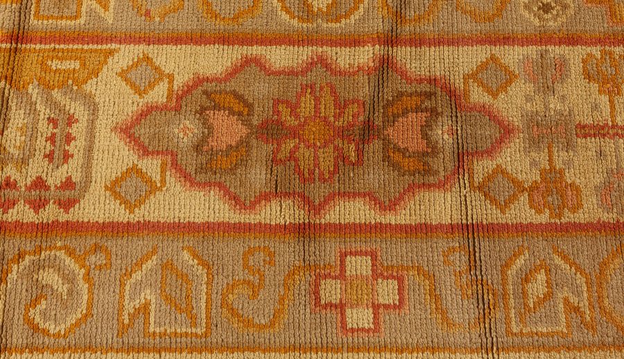 Vintage Viennese Art Nouveau Handmade Wool Rug BB2785