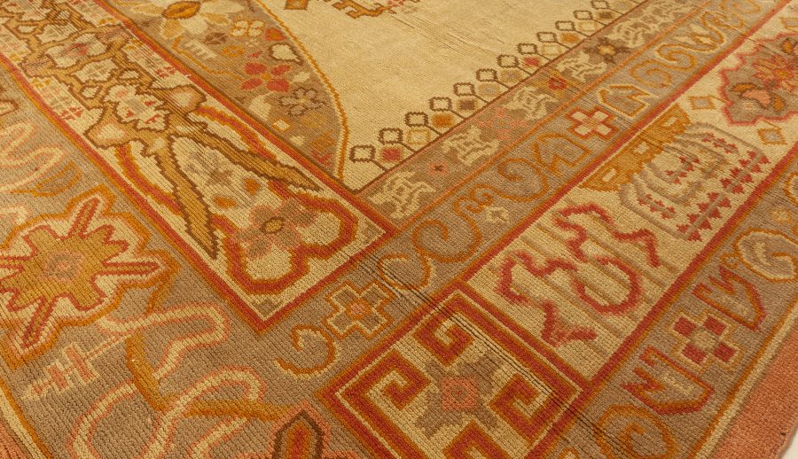 Vintage Viennese Art Nouveau Handmade Wool Rug BB2785