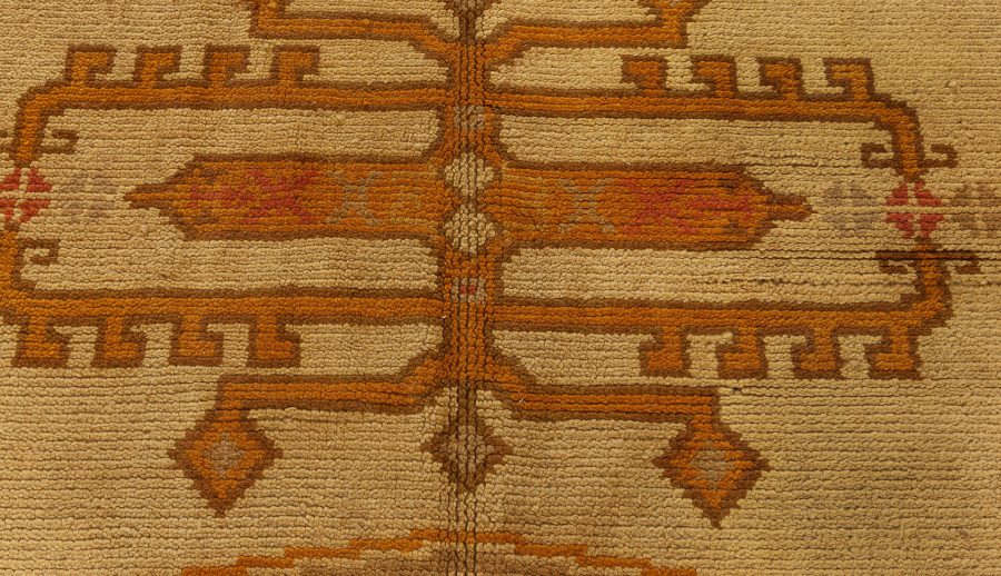 Vintage Viennese Art Nouveau Handmade Wool Rug BB2785