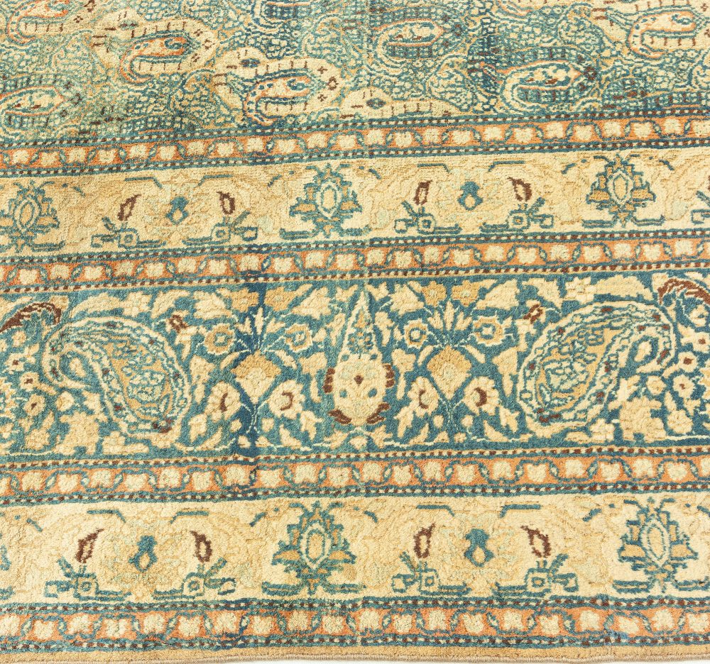 Authentic Persian Meshad Handmade Wool Rug BB3127