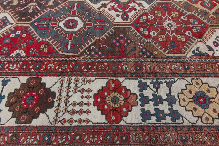 Authentic 19th Century Persian Bakhtiari Carpet BB3245