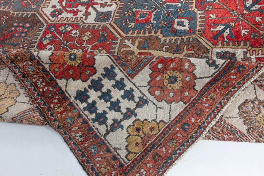 Authentic 19th Century Persian Bakhtiari Carpet BB3245