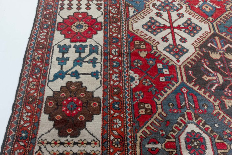 Authentic 19th Century Persian Bakhtiari Carpet BB3245