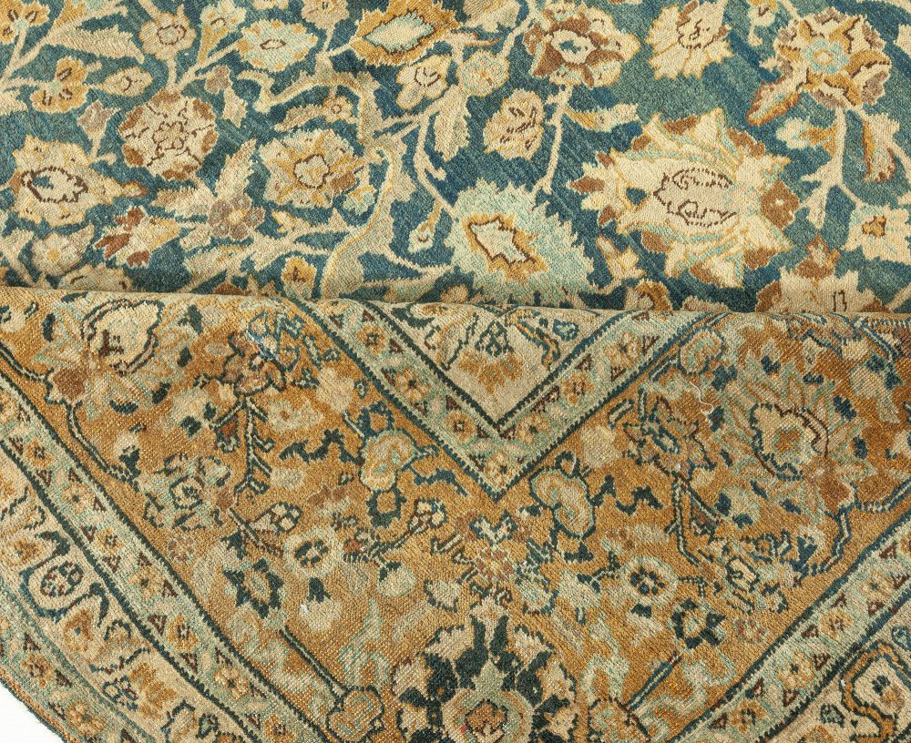 Antique Persian Tabriz Handwoven Wool Rug BB3256