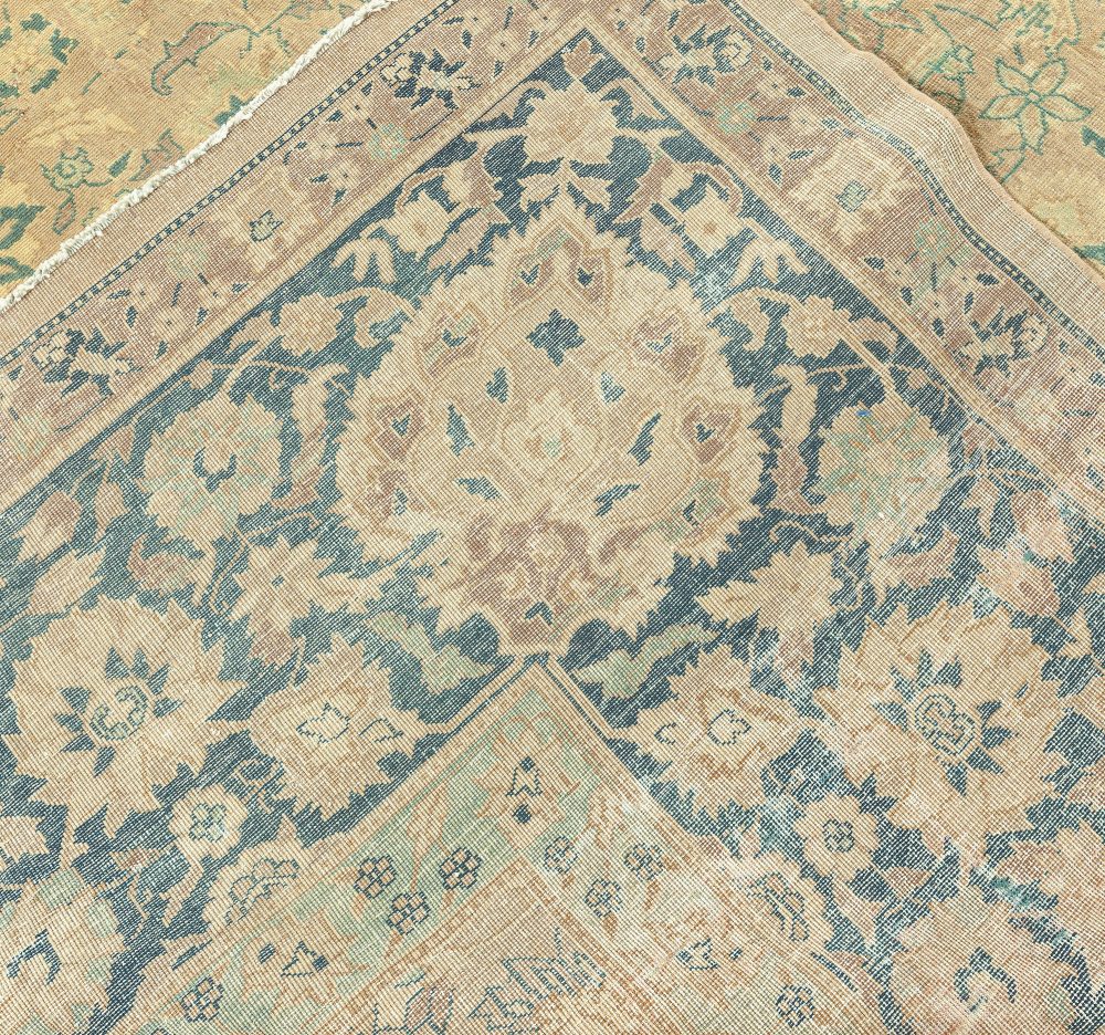 Fine Antique Indian Handmade Wool Rug BB3481