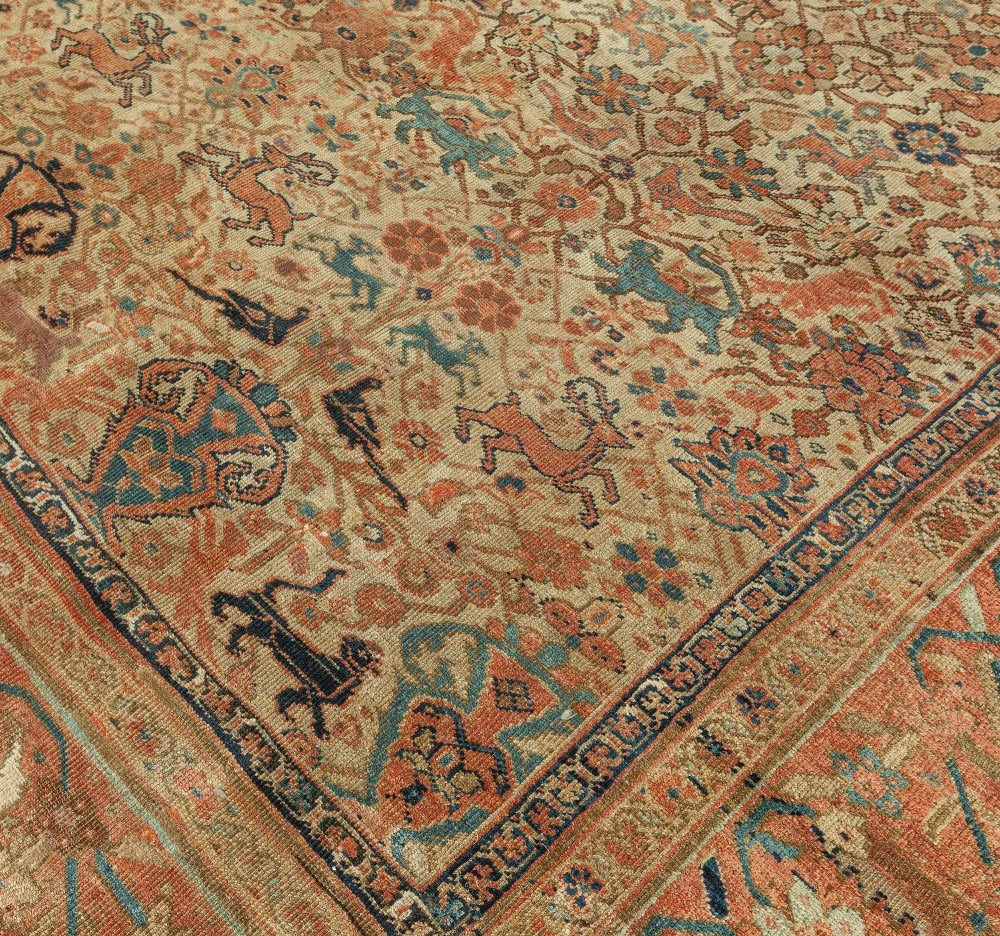 Late 19th Century Fine Persian Sultanabad Area Rug BB3595