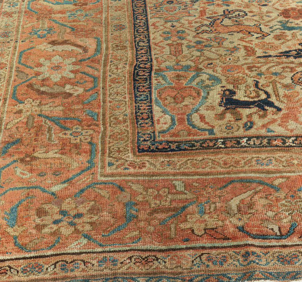 Late 19th Century Fine Persian Sultanabad Area Rug BB3595