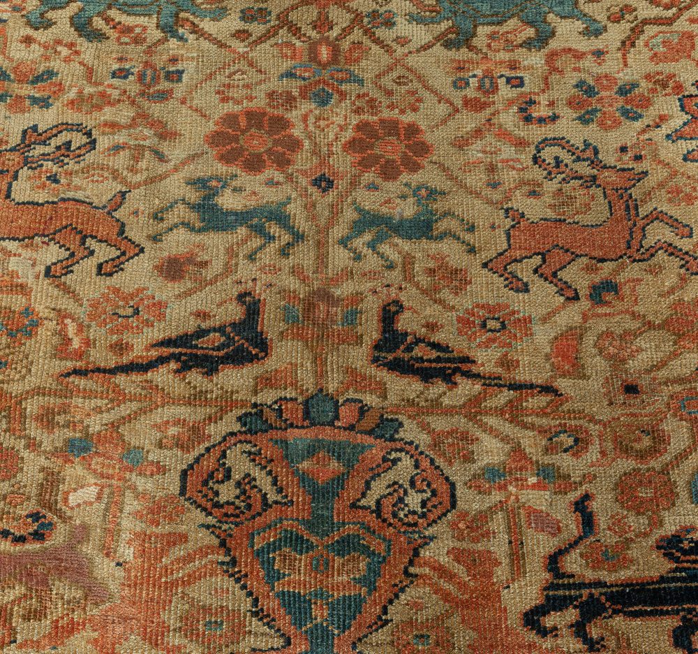 Late 19th Century Fine Persian Sultanabad Area Rug BB3595