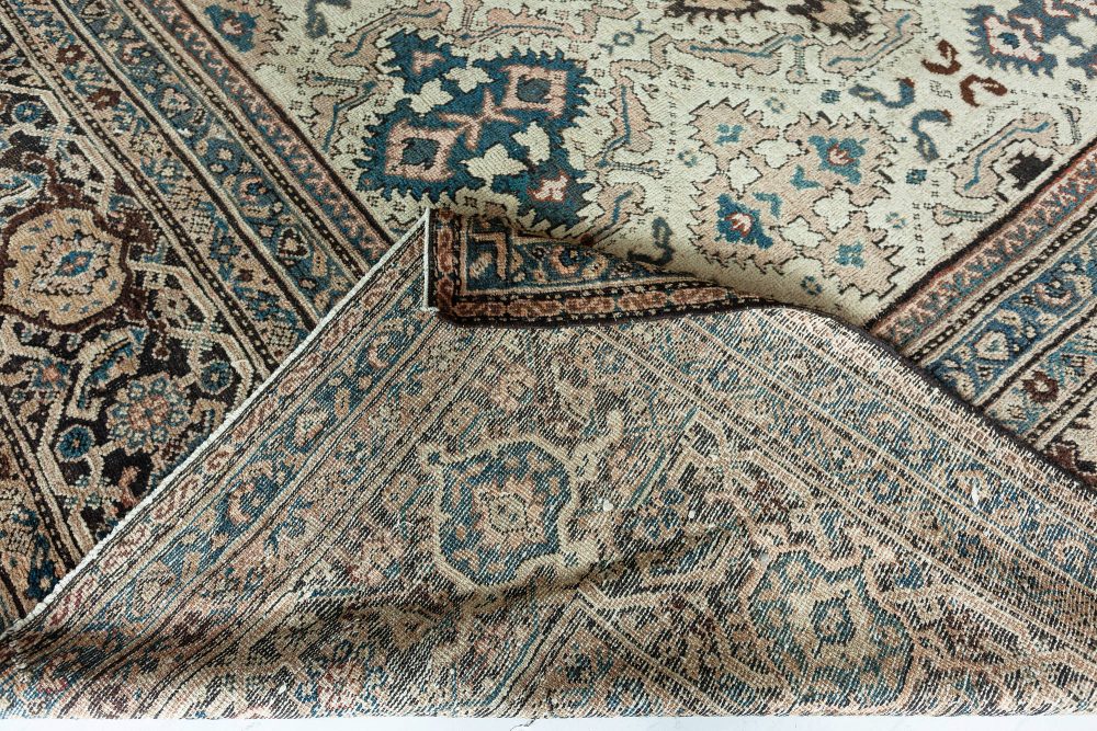 Authentic 19th Century Persian Sultanabad Handmade Wool Carpet BB3705