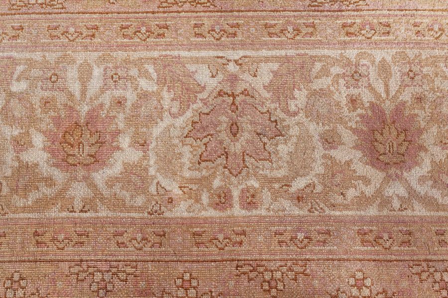 Fine Antique Indian Amritsar Botanic Carpet (Size Adjusted) BB3852