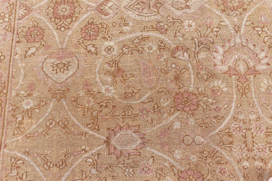 Fine Antique Indian Amritsar Botanic Carpet (Size Adjusted) BB3852