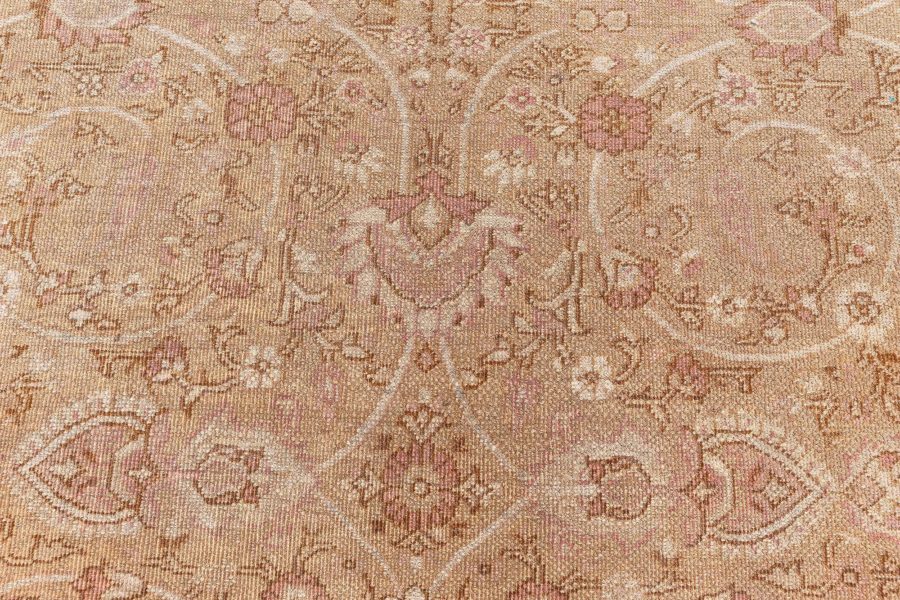 Fine Antique Indian Amritsar Botanic Carpet (Size Adjusted) BB3852