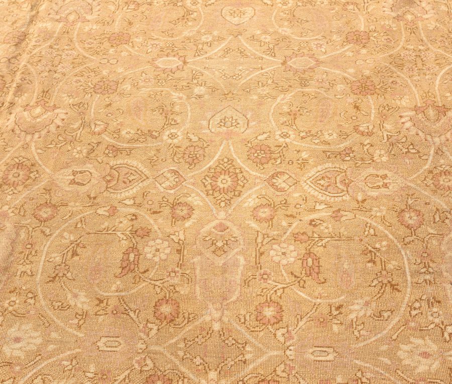Fine Antique Indian Amritsar Botanic Carpet (Size Adjusted) BB3852