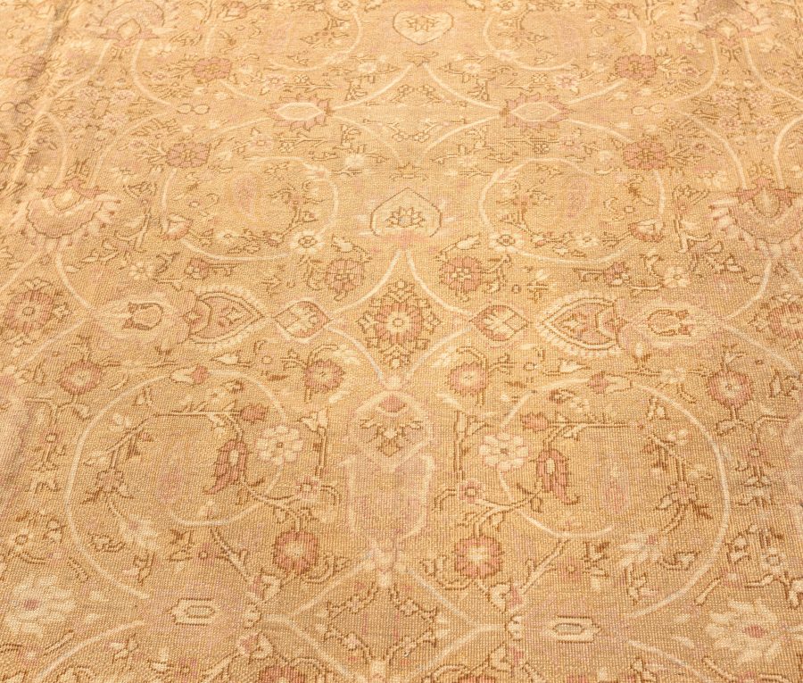 Fine Antique Indian Amritsar Botanic Carpet (Size Adjusted) BB3852