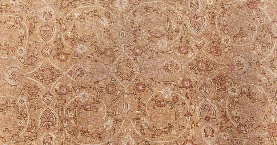 Fine Antique Indian Amritsar Botanic Carpet (Size Adjusted) BB3852