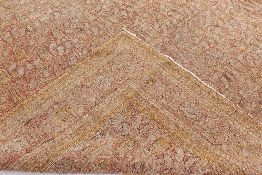 Fine Antique Indian Amritsar Handmade Wool Carpet BB4235