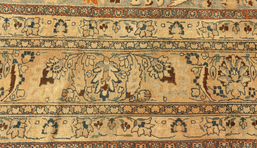 Fine Persian Khorassan Botanic Handmade Wool Carpet BB4284