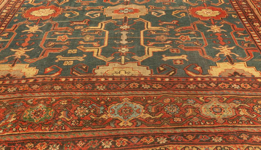 Fine Antique Persian Sultanabad Red, Blue, Yellow Rug BB4331