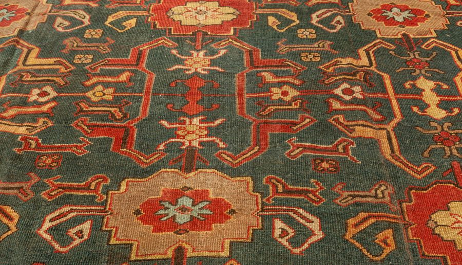 Fine Antique Persian Sultanabad Red, Blue, Yellow Rug BB4331