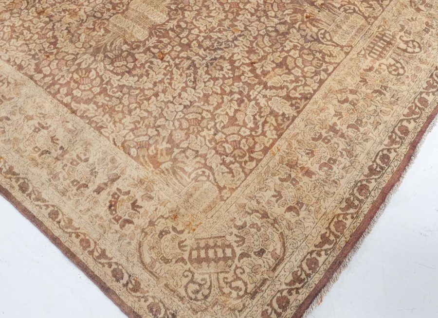 Fine Antique Indian Amritsar Handmade Wool Rug BB4410