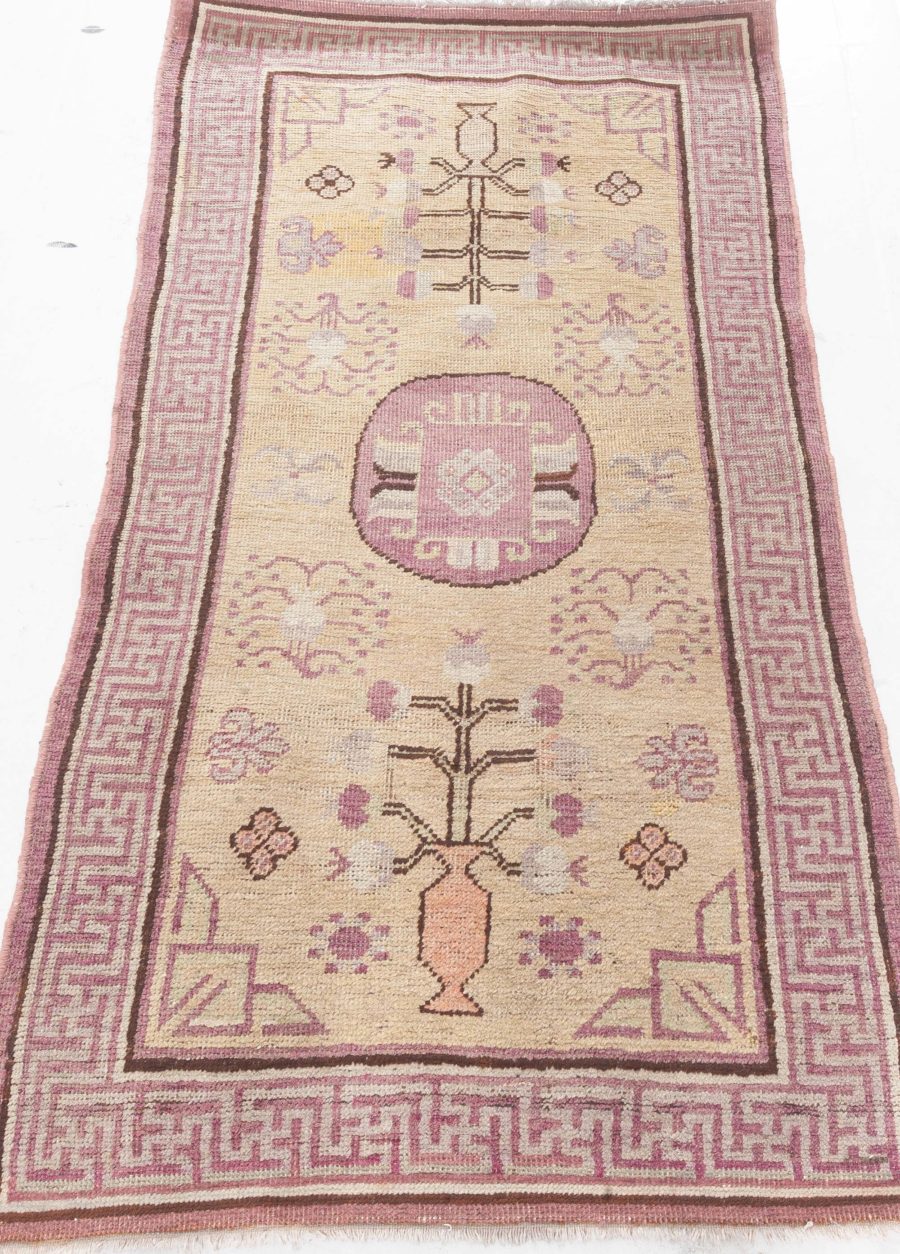 Vintage Samarkand (Khotan) Handmade Wool Carpet BB4437