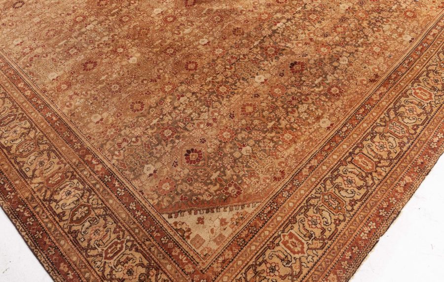 Fine Antique Indian Amritsar Rug (Size Adjusted) BB4457