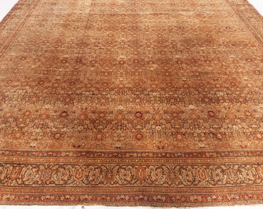 Fine Antique Indian Amritsar Rug (Size Adjusted) BB4457