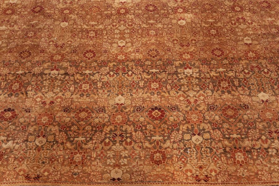 Fine Antique Indian Amritsar Rug (Size Adjusted) BB4457