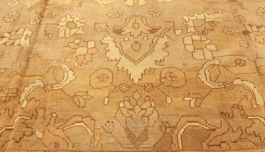 Fine Antique Persian Malayer Handmade Wool Rug BB4659