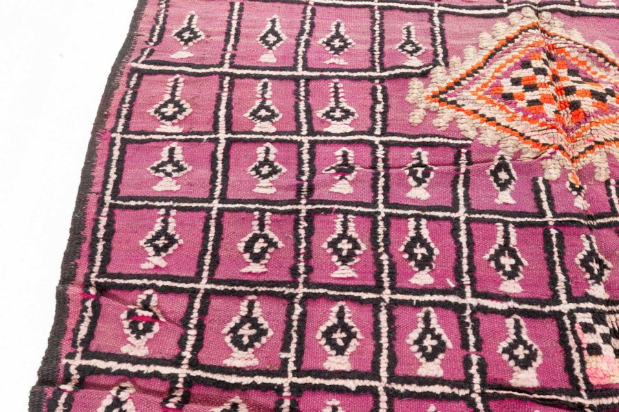 Vintage Tribal Hand Knotted Moroccan Rug BB4796