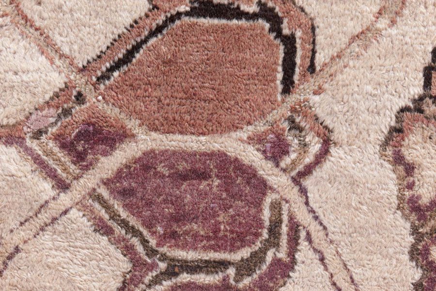 Authentic Antique Indian Amritsar Handmade Wool Rug BB5022