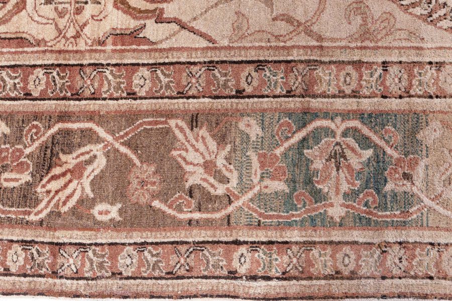 Authentic Antique Indian Amritsar Handmade Wool Rug BB5022