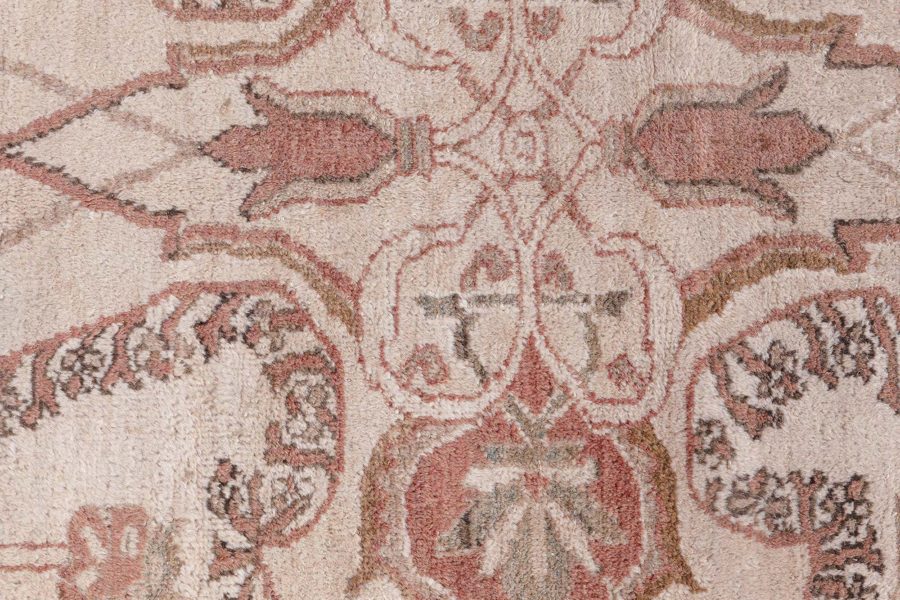 Authentic Antique Indian Amritsar Handmade Wool Rug BB5022