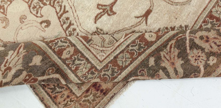 Authentic Antique Indian Amritsar Handmade Wool Rug BB5022