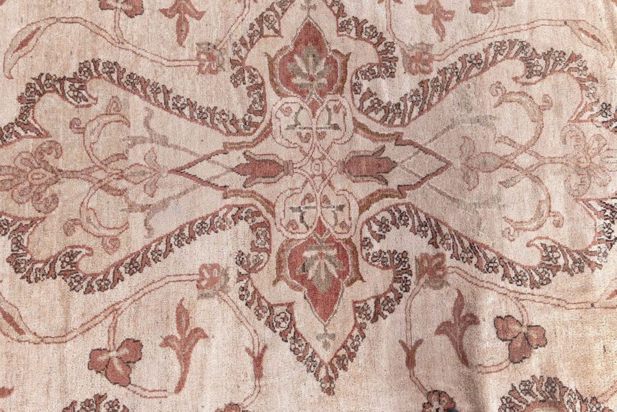 Authentic Antique Indian Amritsar Handmade Wool Rug BB5022