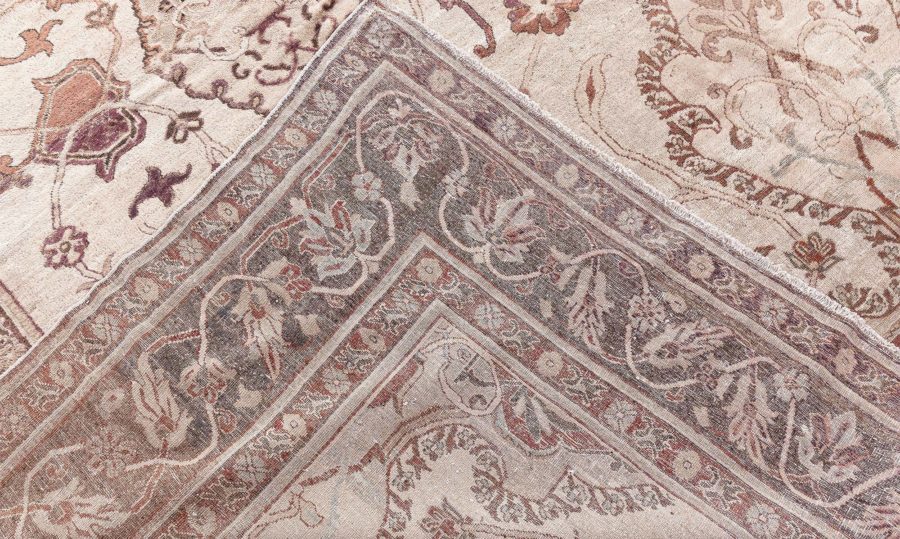 Authentic Antique Indian Amritsar Handmade Wool Rug BB5022