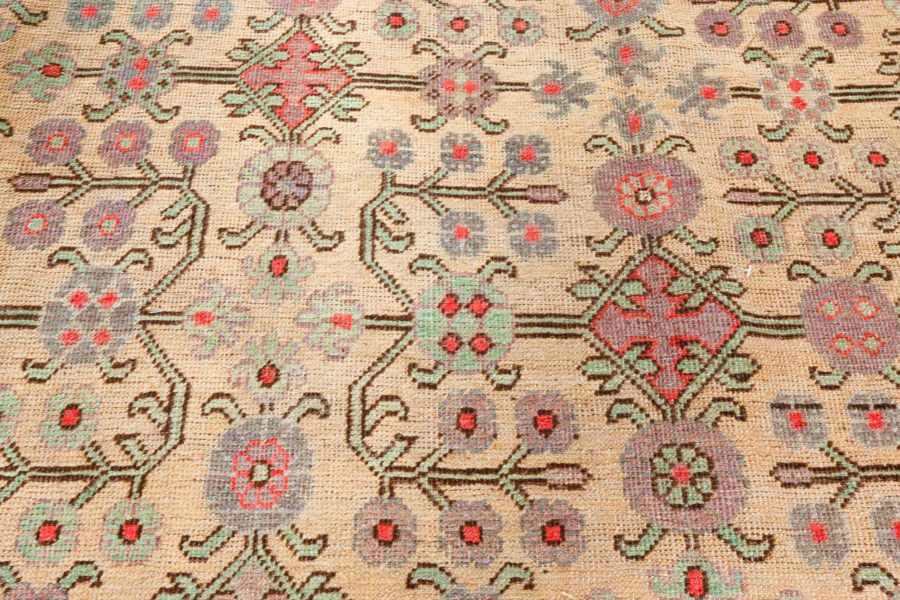 High-quality Vintage Samarkand (Khotan) Handmade Wool Rug BB5237