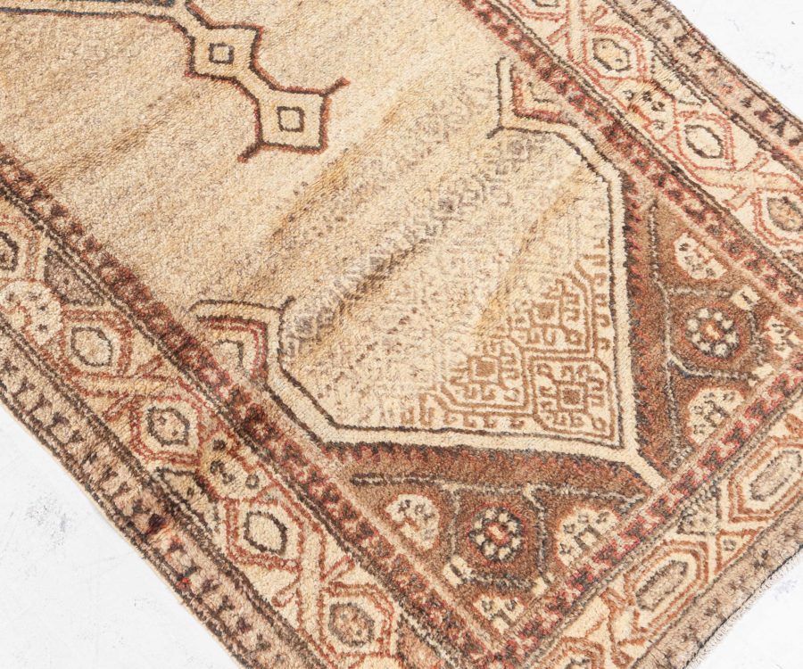 Camel Antique Persian Sarab Handmade Wool Runner BB5401