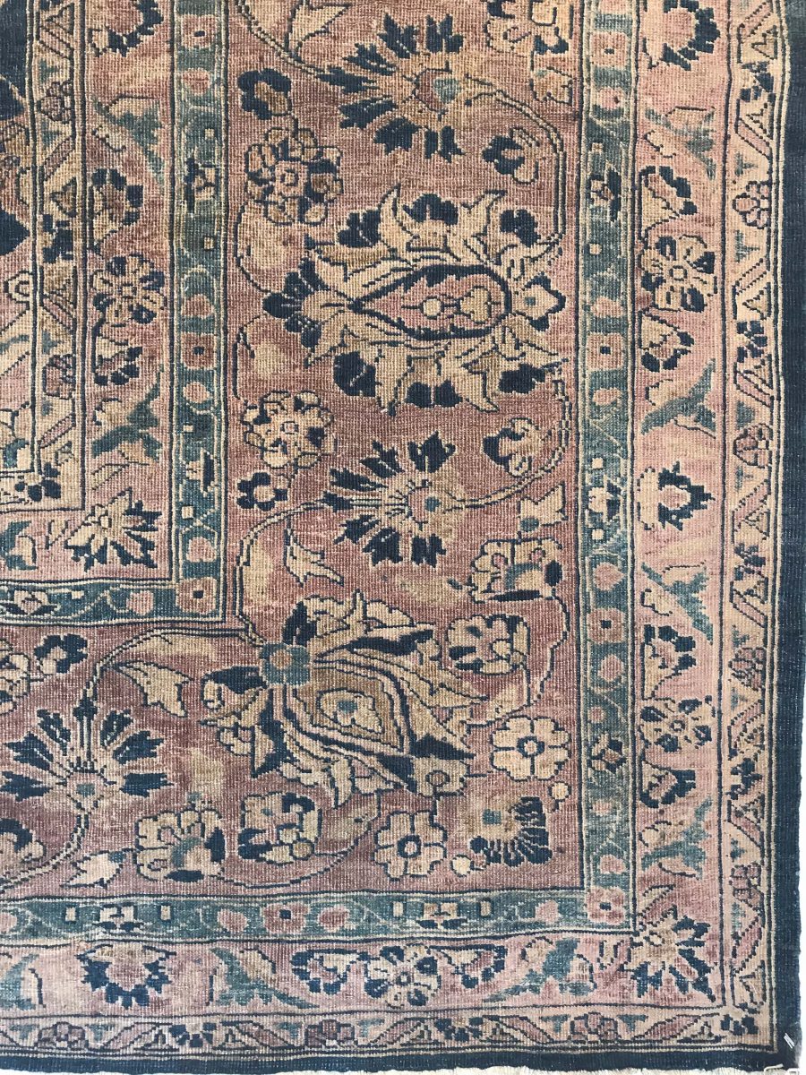 Authentic Persian Tabriz Botanic Handmade Wool Carpet BB5529