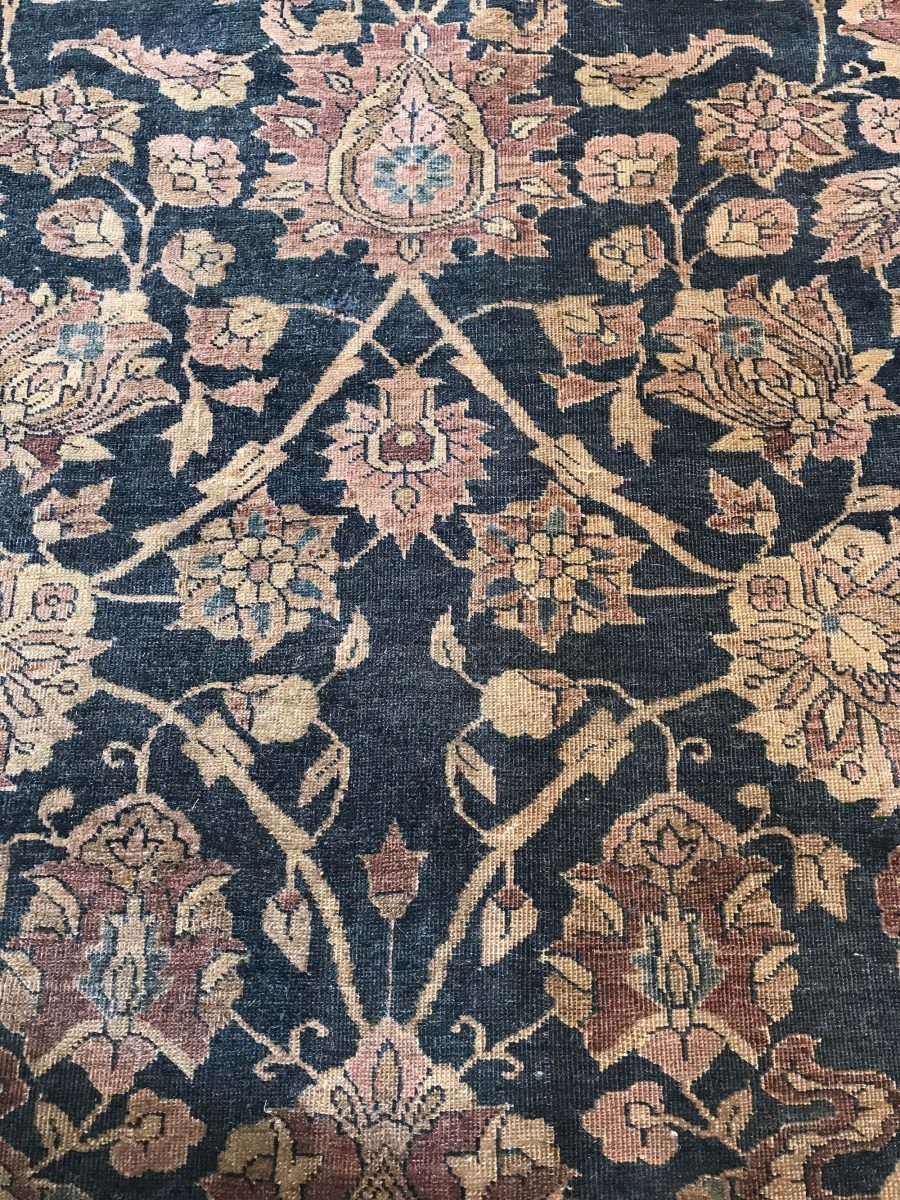 Authentic Persian Tabriz Botanic Handmade Wool Carpet BB5529