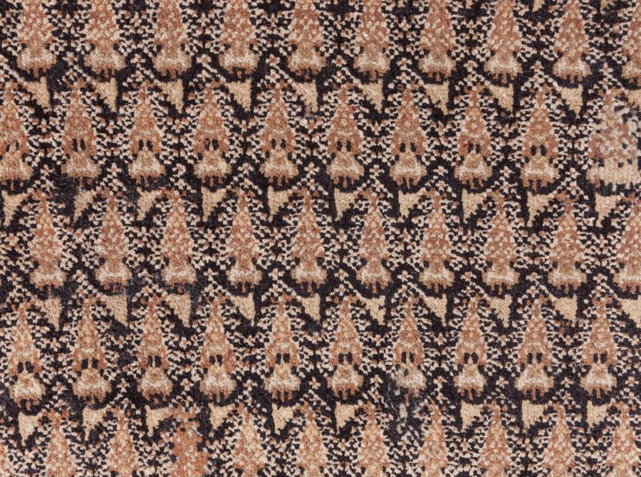 Fine Antique Indian Agra Handmade Wool Rug BB5537
