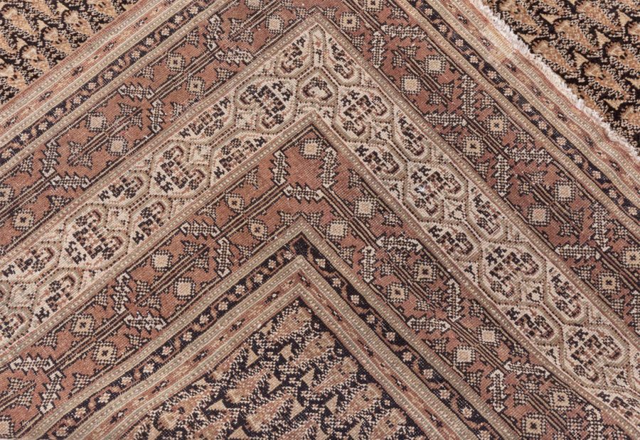 Fine Antique Indian Agra Handmade Wool Rug BB5537