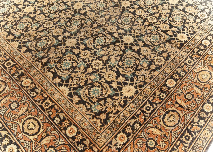 One-of-a-kind Vintage Persian Kirman Carpet BB5559