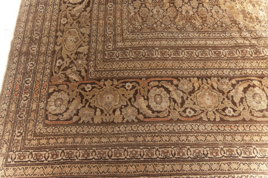 Antique Persian Tabriz Handmade Wool Carpet BB5560